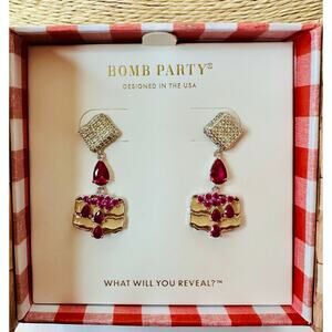 Market Fresh Bomb Party New Just Add Butter Pancake Earrings